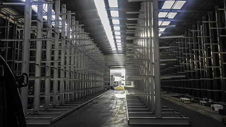 Kragarmregal-Lagerhalle Kragarmregal-Lagerhalle