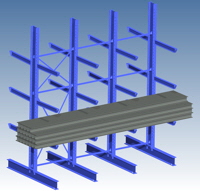 CAD-Katalogbild Regalsystem
